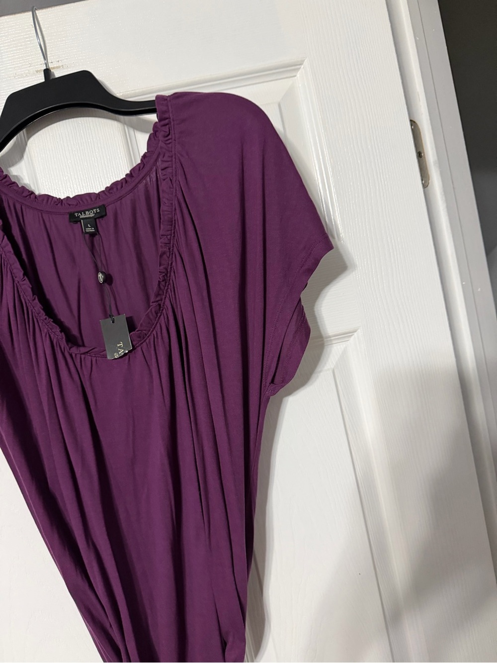 NWT Talbots Women's Tie-Waist Jersey Dress - Picture 5 of 15